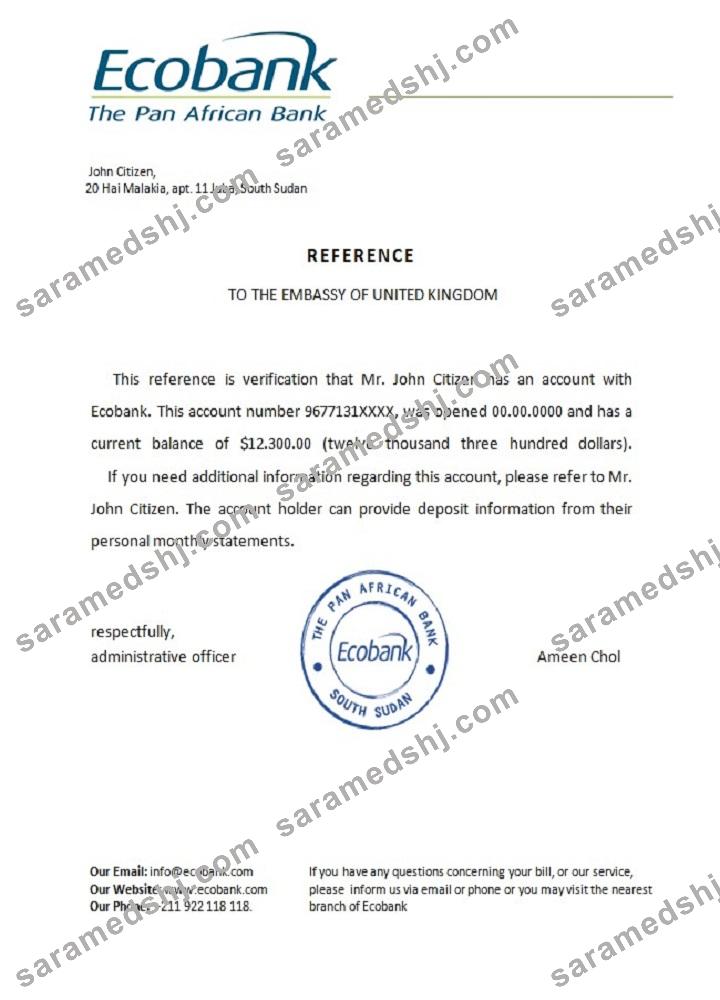 South Sudan_Ecobank_reference